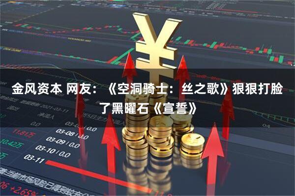 金风资本 网友：《空洞骑士：丝之歌》狠狠打脸了黑曜石《宣誓》