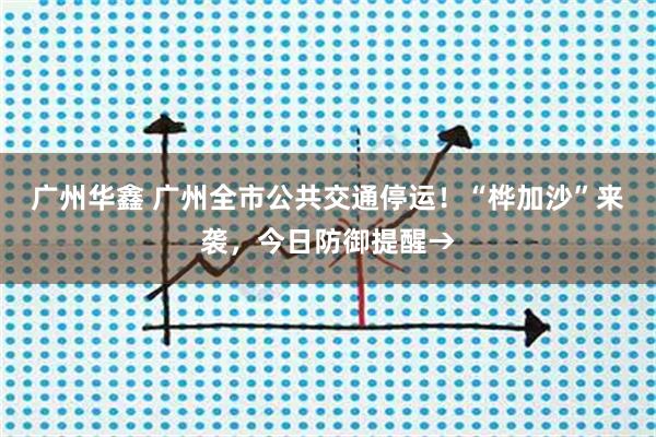 广州华鑫 广州全市公共交通停运！“桦加沙”来袭，今日防御提醒→